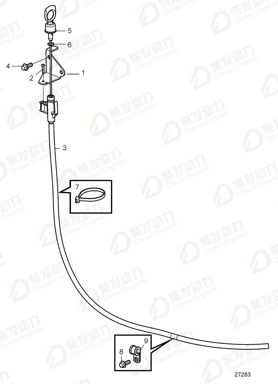 volvo penta Bracket 22072147 Drawing volvo penta Bracket 22072147 Drawing